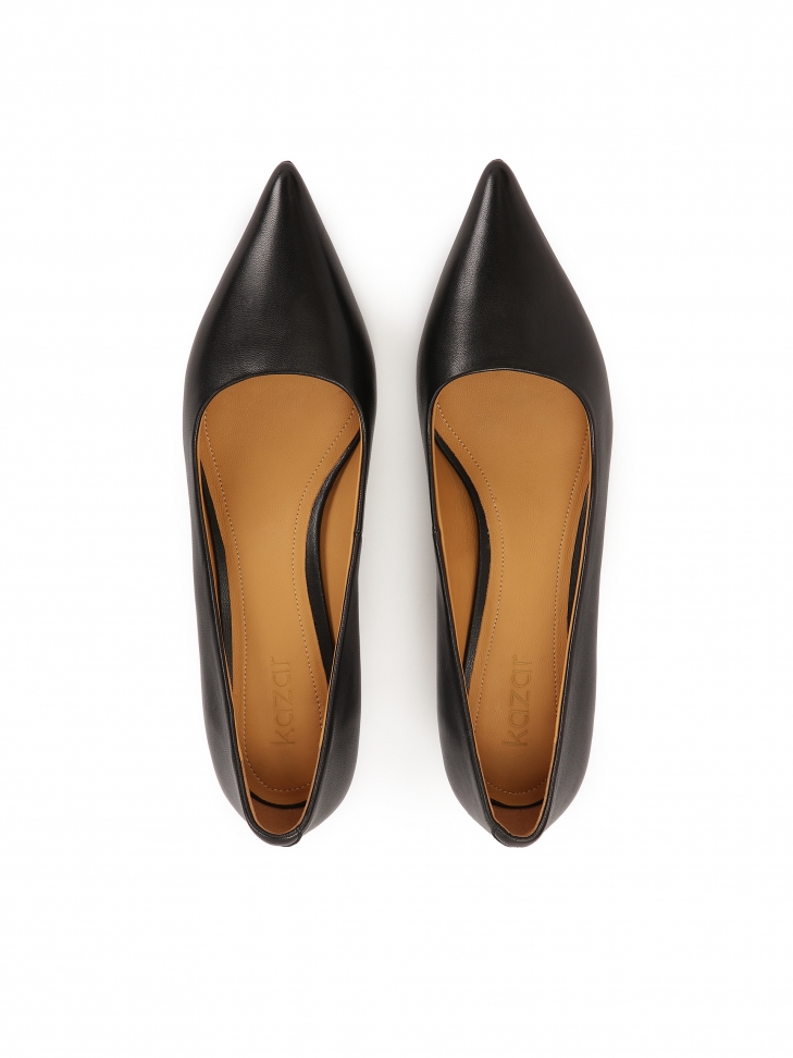 Sokoldalú fekete alacsony sarkú szivattyú GINEVRA