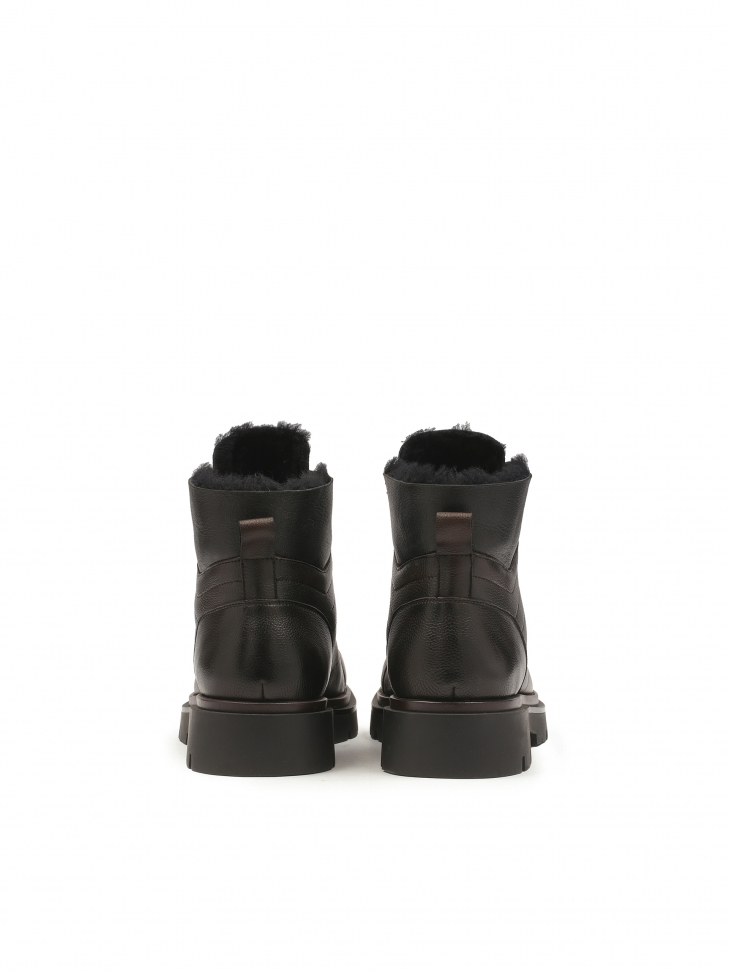 Természetes bőrből készült, szigetelt férfi csizma KILLIANOS