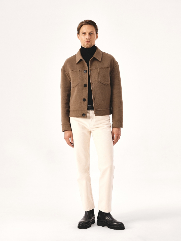 Klasszikus fekete férfi Chelsea csizma trefoil talppal DONALDOS