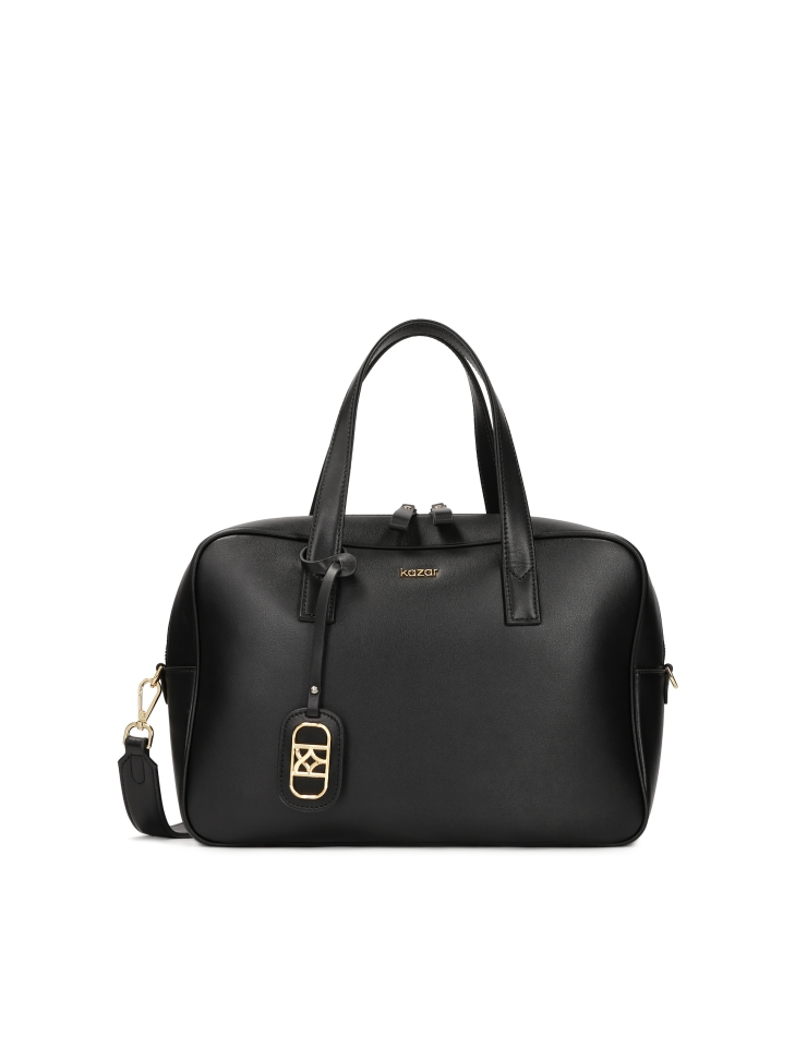 Geometrikus formájú bőr kézitáska SILE