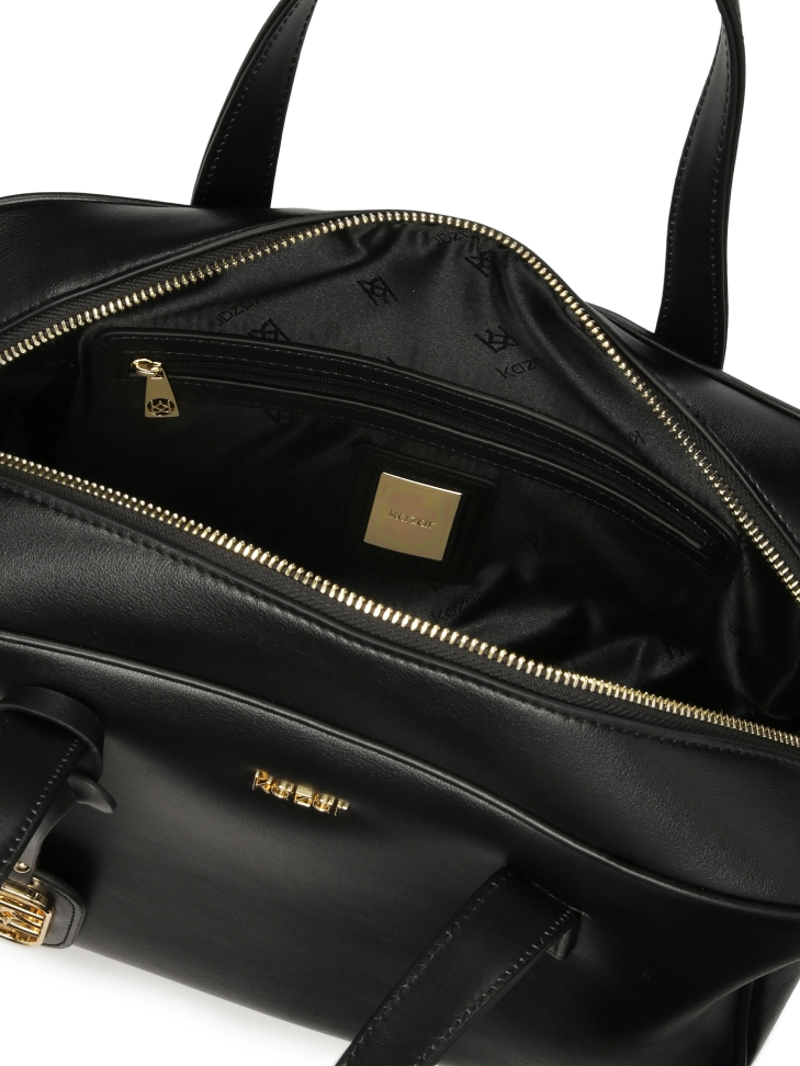 Geometrikus formájú bőr kézitáska SILE