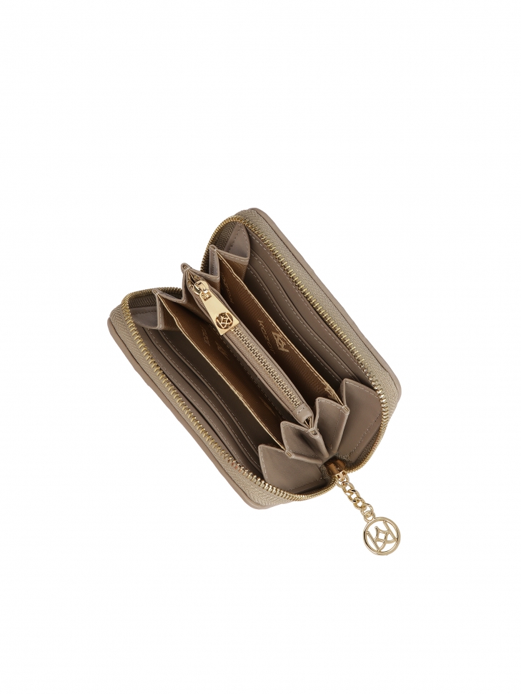 Kis cipzáras pénztárca feltűnő steppeléssel CARO