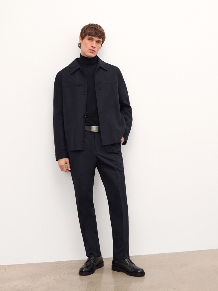 Alkalmi fekete derby cipő HENRYST