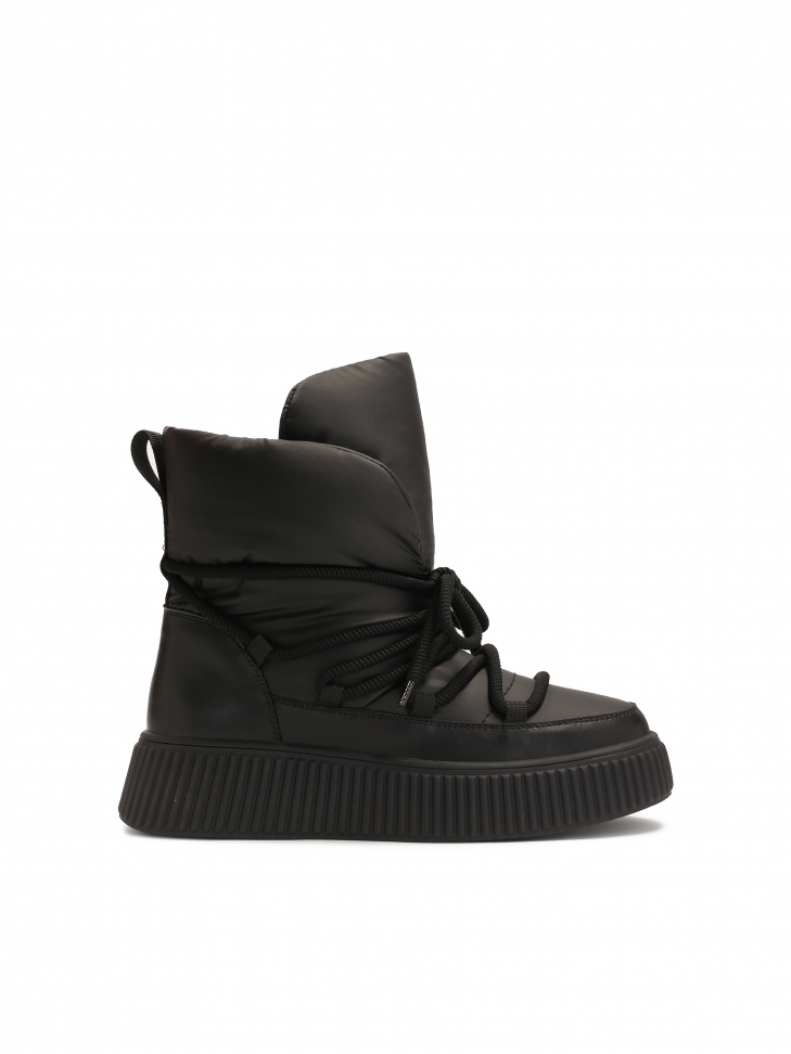 Meleg bőr és szintetikus hócsizma MOON