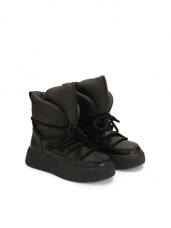 Meleg bőr és szintetikus hócsizma MOON