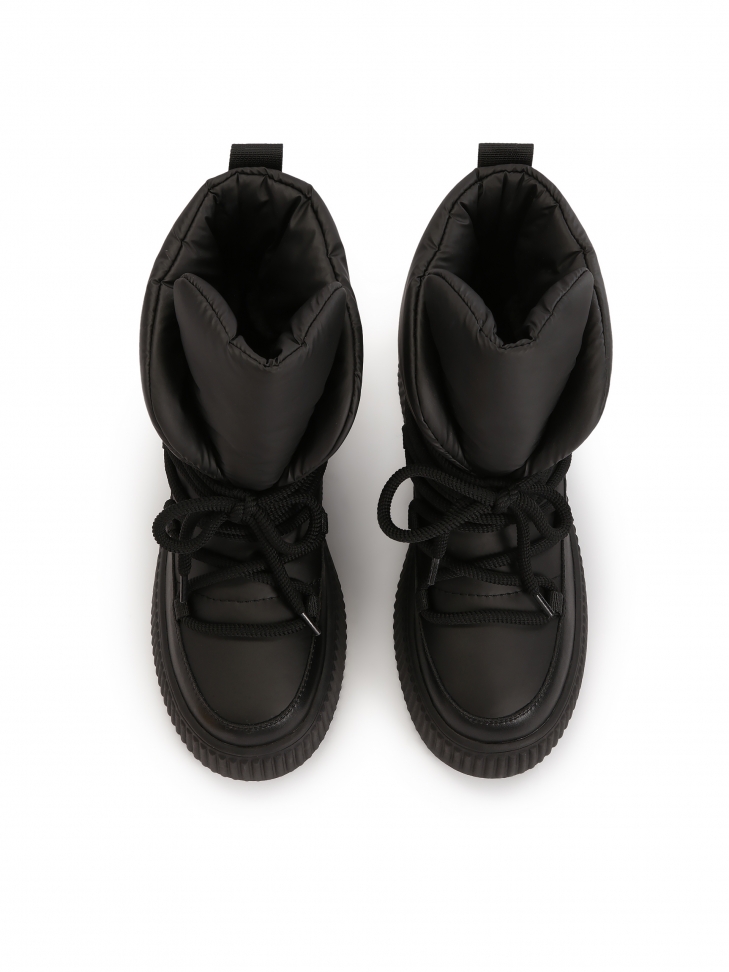 Meleg bőr és szintetikus hócsizma MOON