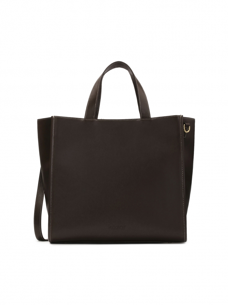 Barna minimalista kézitáska  DEBI