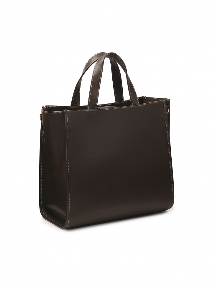 Barna minimalista kézitáska  DEBI