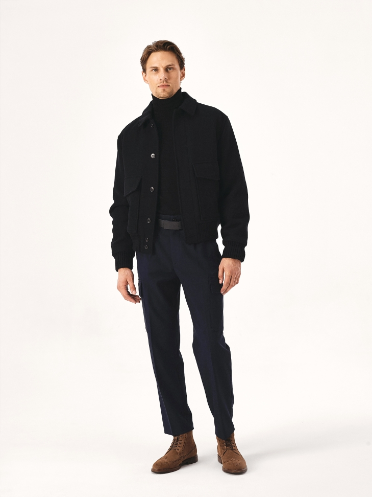 Fekete öv matt fekete csattal  RACUV