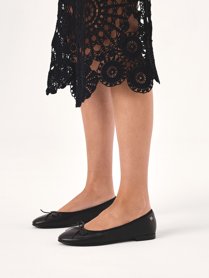 Fekete minimalista balerinák EILEEN