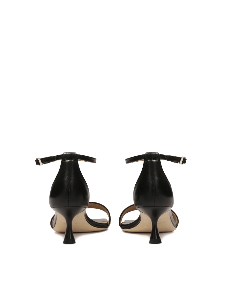 Fekete szandál teljes sarokkal KS JAVELIN