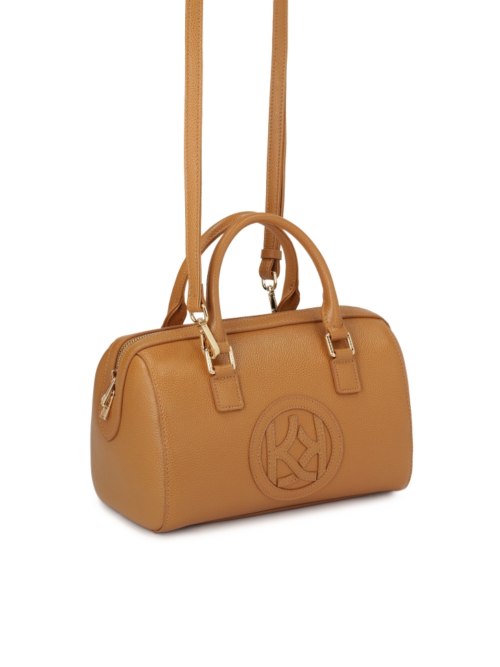 Világosbarna bőr kézitáska MELLI