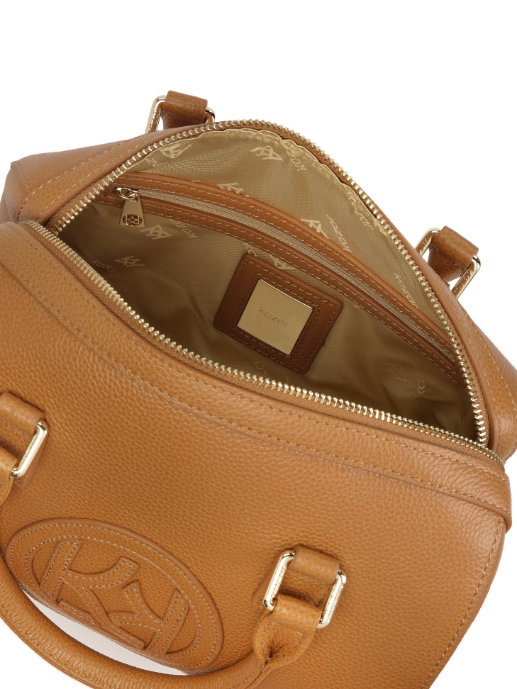 Világosbarna bőr kézitáska MELLI