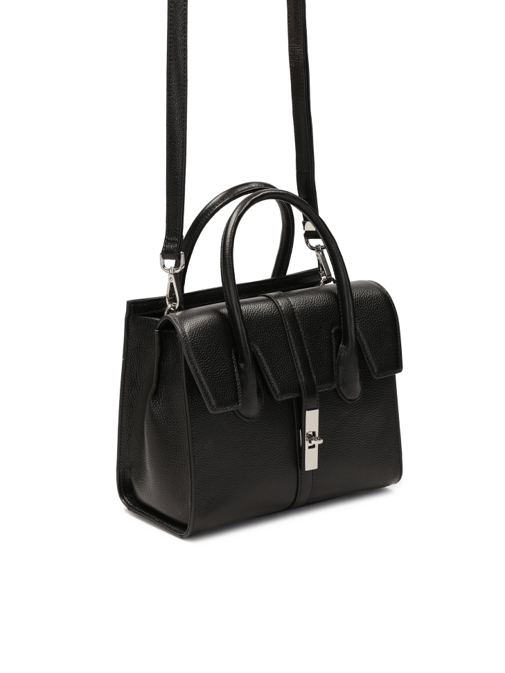 Fekete, csomagtartó alakú kézitáska FELICITE S