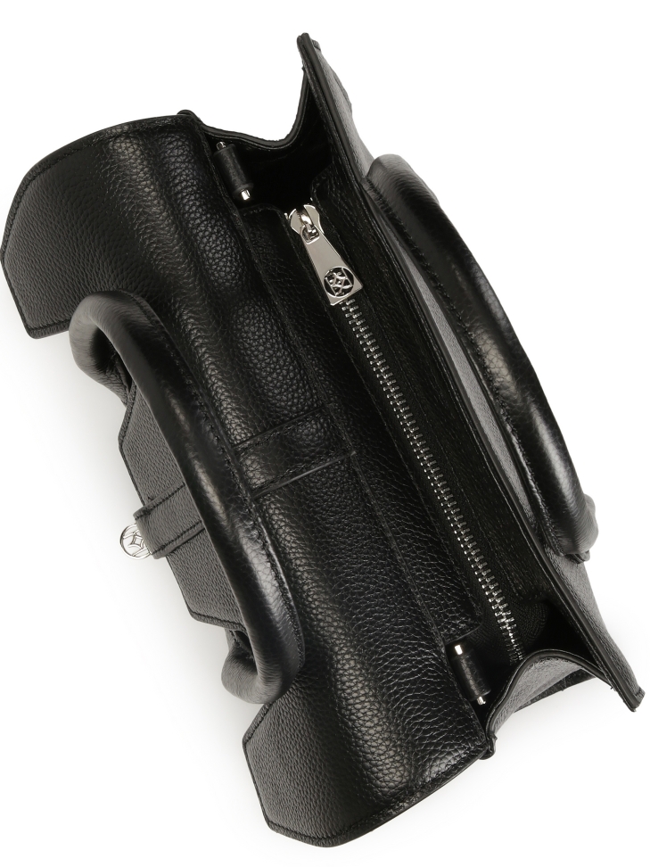 Fekete, csomagtartó alakú kézitáska FELICITE S