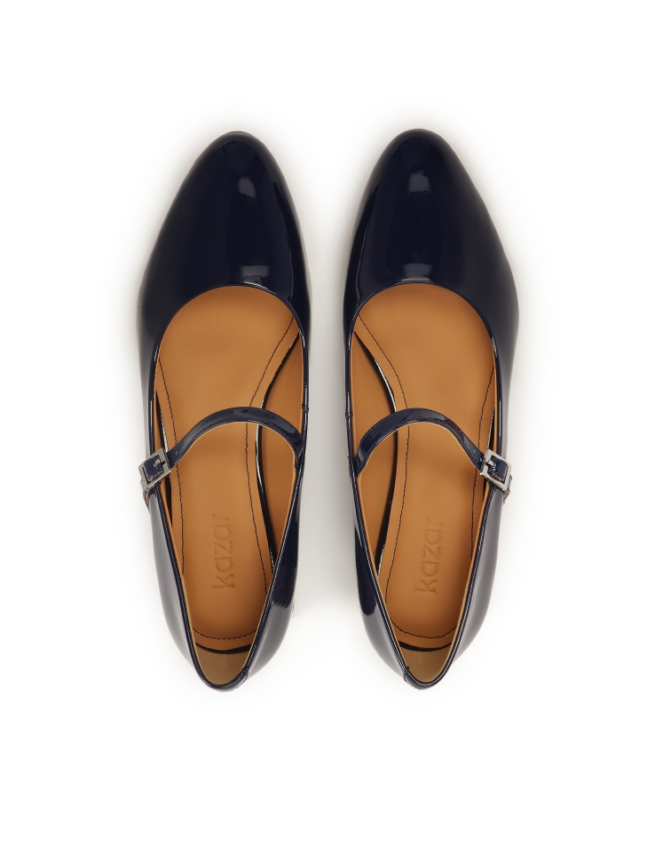 Tengerészkék pántos cipő  SIONA