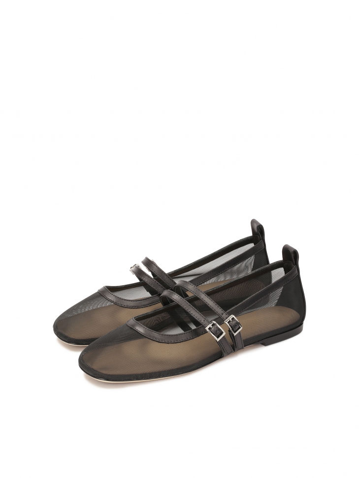 Hálós balerinák két pánttal  KS AVRIL