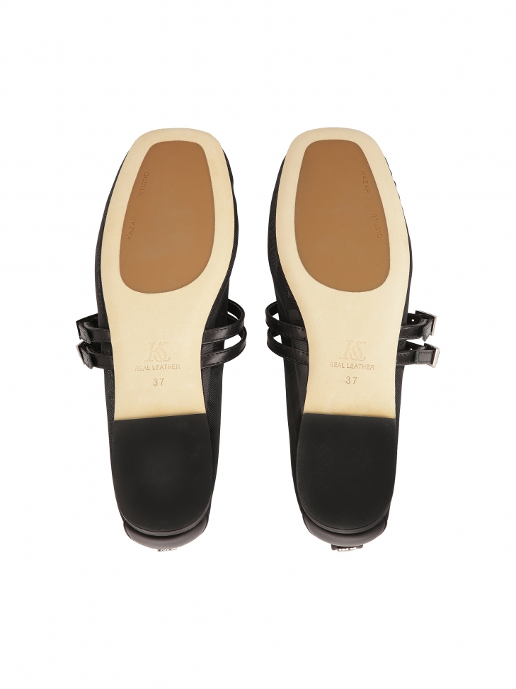 Hálós balerinák két pánttal  KS AVRIL