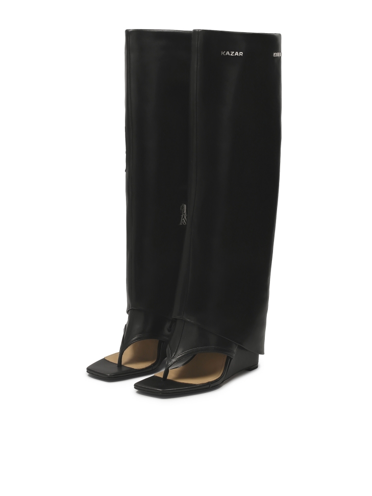 Szandálok platformon, felhajtott hosszú felsővel  KS EDITH