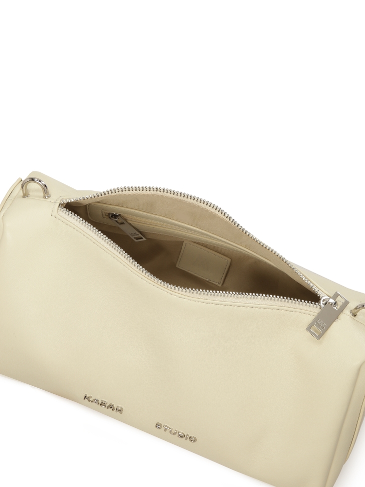 Hosszított bőr kézitáska levehető pántokkal KS VIV