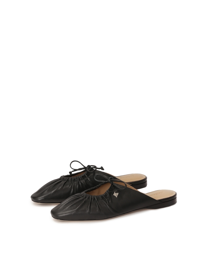 Fekete csúszdák dekoratív felsőrésszel  KS LUCITA