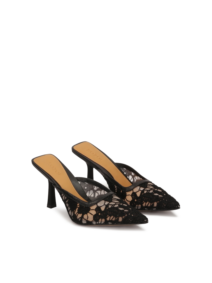 Csipke sarokcipő SALT