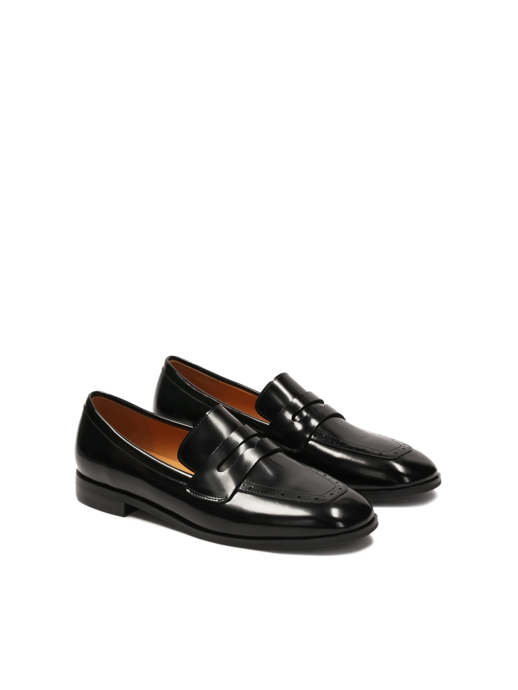 Slip-on fekete loafer JOURNI