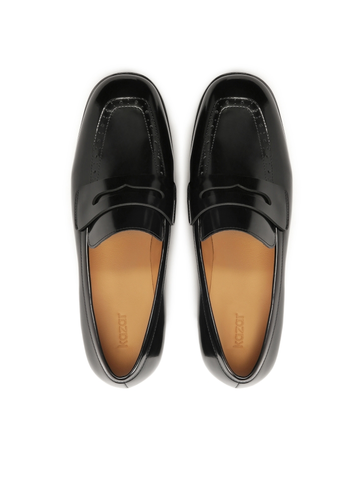 Slip-on fekete loafer JOURNI