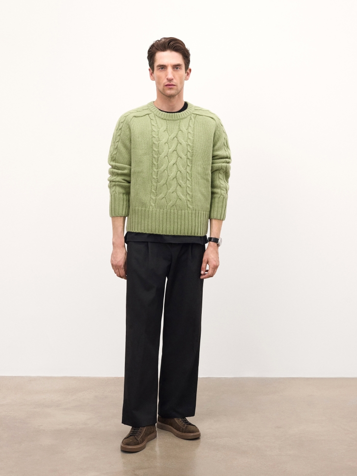 Khaki szarvasbőr tornacipő  SILVAN