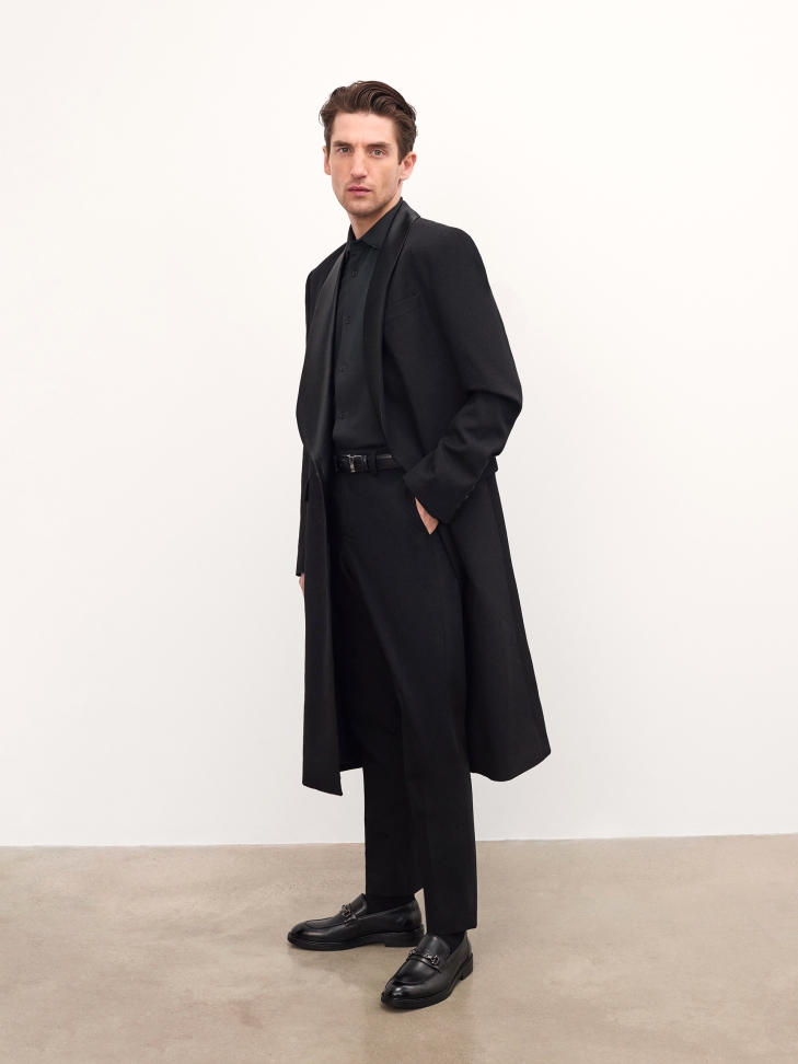 Elegáns bőr cipő csatos cipővel TIMONES