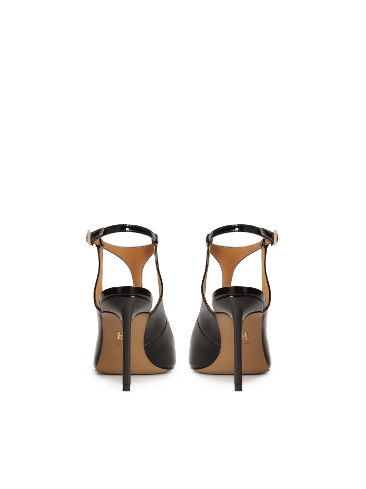 Fekete szivattyúk nyitott sarokkal FELICIA