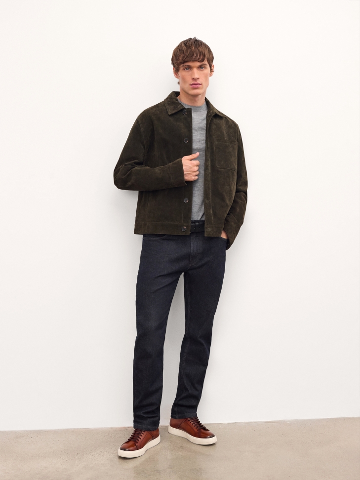 Barna magas szárú tornacipő kötéssel FELIKS