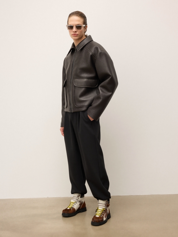 Férfi csizma természetes sörtékkel - Mystery Box KS GASPARD