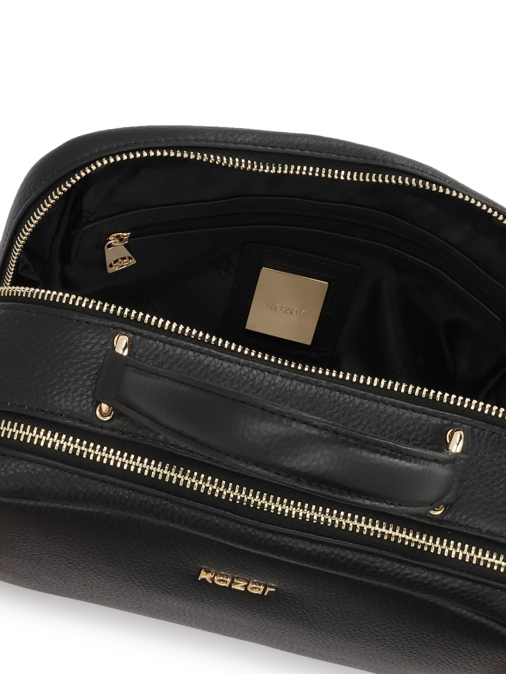 Geometrikus formájú bőr kézitáska NUTE