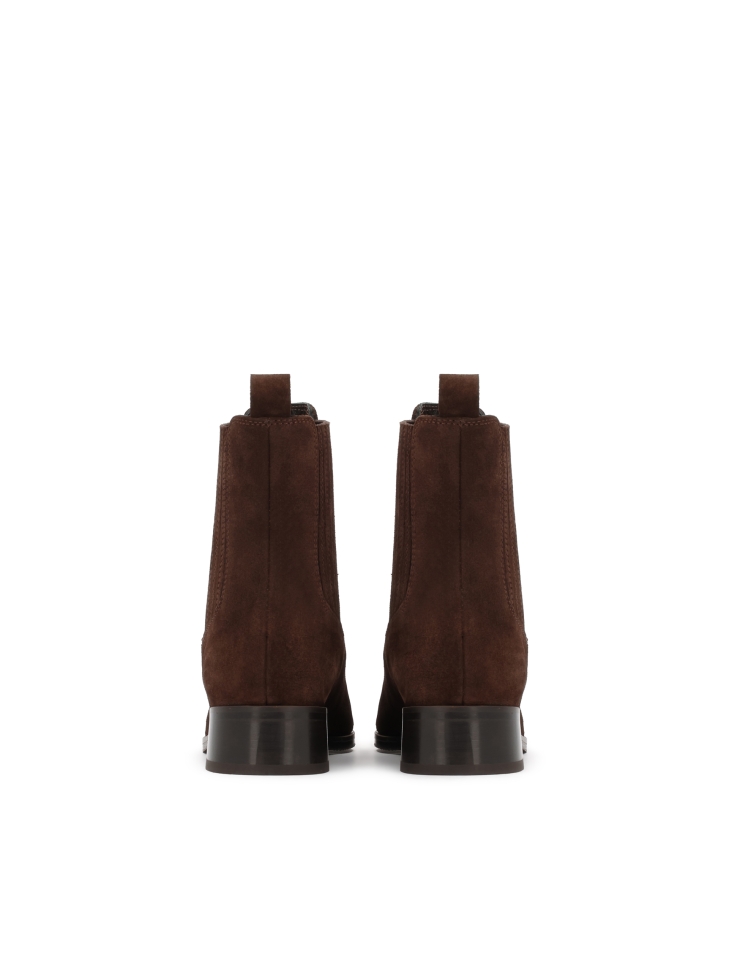 Barna szarvasbőr Chelsea csizma SIRIN