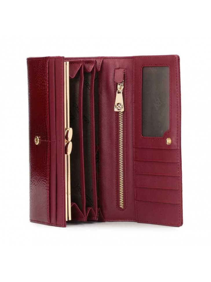 Női piros pénztárca JOLENE